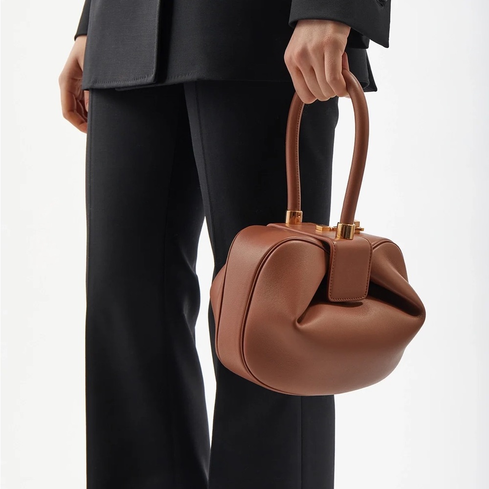 Gabriel Hearst Nina Bag in Cognac Nappa Leather